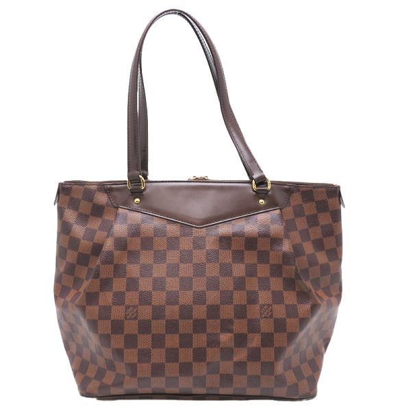 dh80046 2 Louis Vuitton Westminster GM Damier Handbag Brown