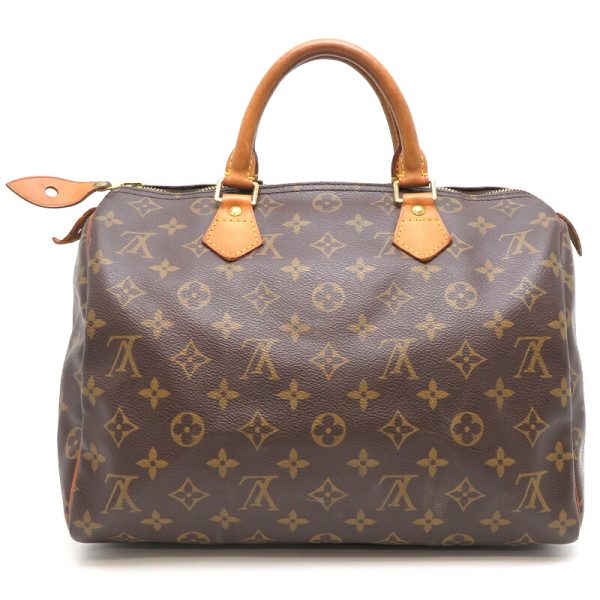 dh80048 2 Louis Vuitton Speedy 30 Monogram Bag Brown