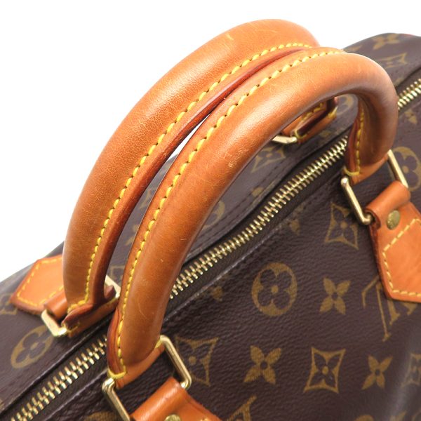 dh80048 5 Louis Vuitton Speedy 30 Monogram Bag Brown