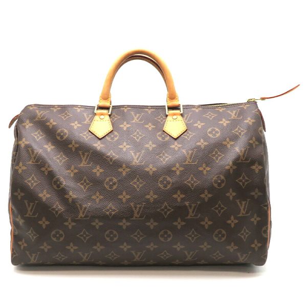 dh80057 1 Louis Vuitton Speedy 40 Monogram Bag Brown