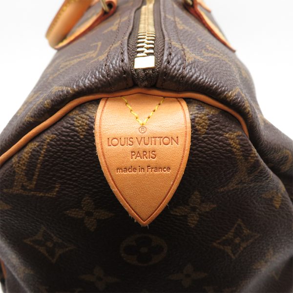 dh80057 7 Louis Vuitton Speedy 40 Monogram Bag Brown