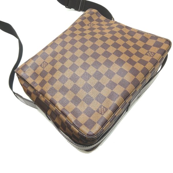 dh80066 3 Louis Vuitton Naviglio Damier Shoulder Bag Brown