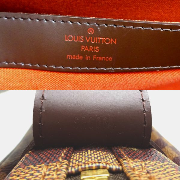 dh80066 8 Louis Vuitton Naviglio Damier Shoulder Bag Brown