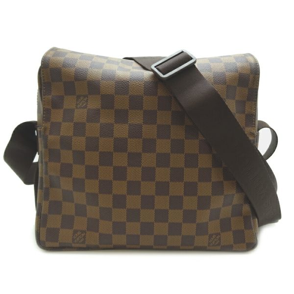 dh80067 2 Louis Vuitton Naviglio Damier Shoulder Bag Brown