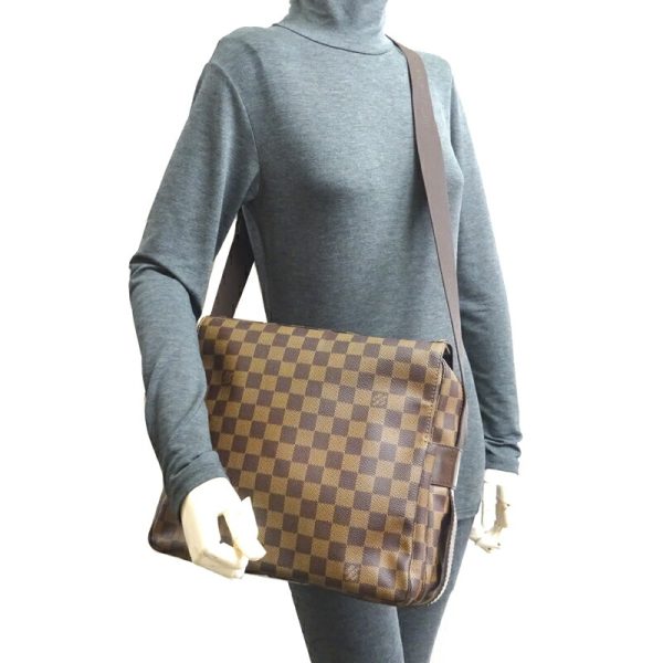 dh80067 9 Louis Vuitton Naviglio Damier Shoulder Bag Brown