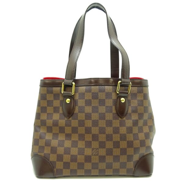 dh80069 2 Louis Vuitton Hampstead PM Damier Handbag Brown