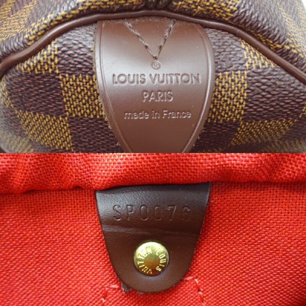 dh80074 7 Louis Vuitton Speedy 25 Damier Handbag Brown