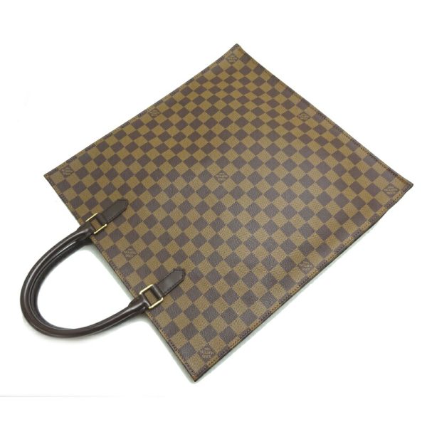 dh80076 4 Louis Vuitton Sac Plat Damier Handbag Brown