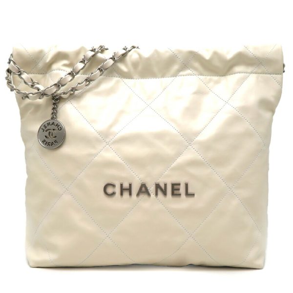 dh80091 1 Chanel Chanel 22 Pouch Shoulder Bag White