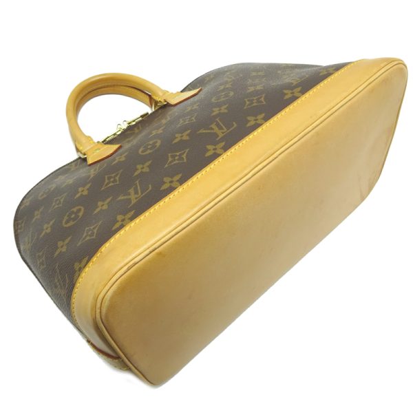 dh80094 3 Louis Vuitton Alma Monogram Handbag Brown