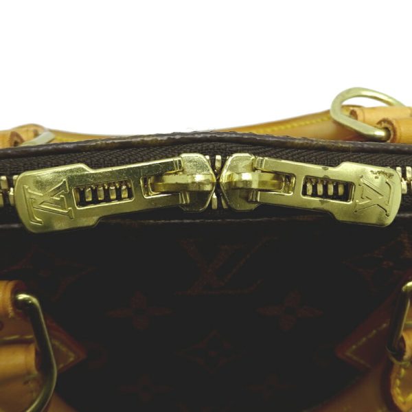 dh80094 8 Louis Vuitton Alma Monogram Handbag Brown