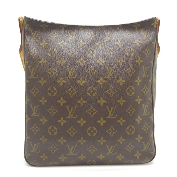 dh80099 2 Louis Vuitton Looping GM Monogram Shoulder Bag Brown