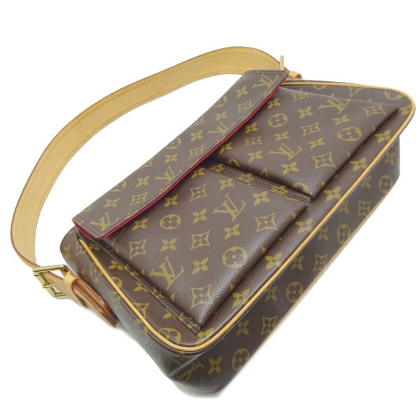 dh80100 3 Louis Vuitton Vivacite GM Monogram Shoulder Bag Brown