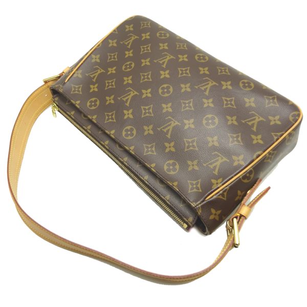 dh80100 4 Louis Vuitton Vivacite GM Monogram Shoulder Bag Brown