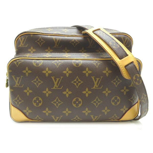 dh80104 1 Louis Vuitton Nile Monogram Shoulder Bag Brown