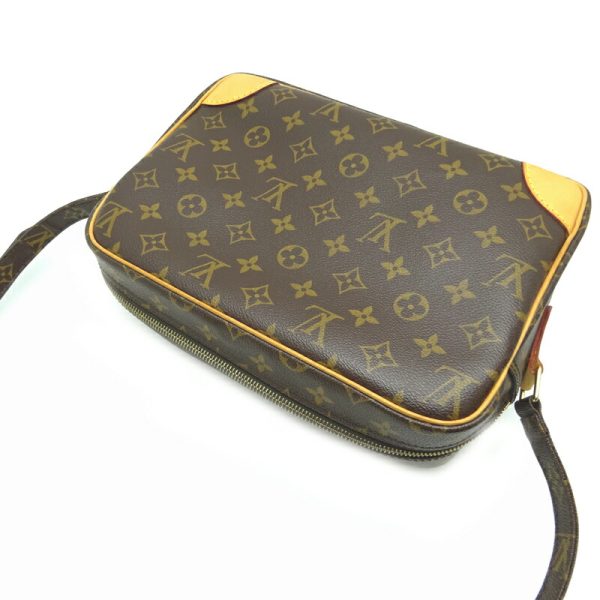 dh80104 4 Louis Vuitton Nile Monogram Shoulder Bag Brown