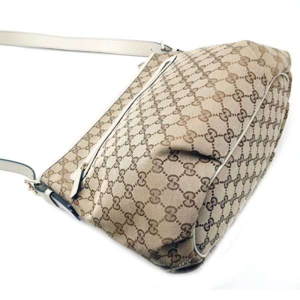 dh80126 3 Gucci Shoulder GG Bag Beige