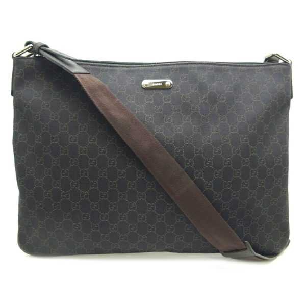 dh80132 1 Gucci Shoulder GG Tote Bag Brown