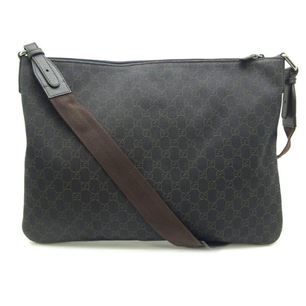 dh80132 2 Gucci Shoulder GG Tote Bag Brown