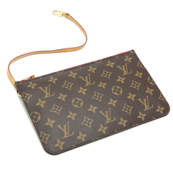 dh80152 10 Louis Vuitton Neverfull MM Monogram Tote Bag Brown