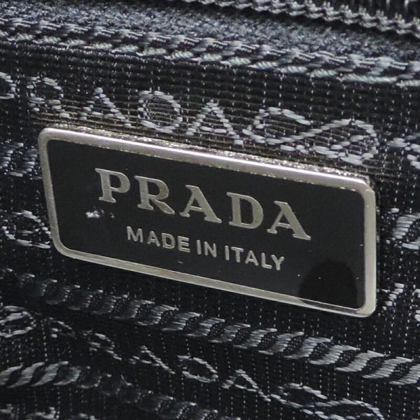 dh80153 8 Prada Nylon Shoulder Bag Black