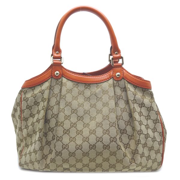 dh80166 2 Gucci Handbag GG Shoulder Bag Beige