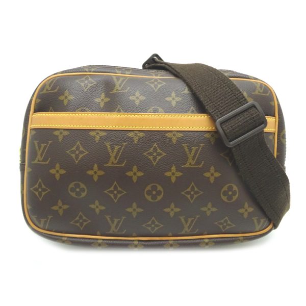 dh80172 1 Louis Vuitton Reporter PM Monogram Shoulder Bag Brown