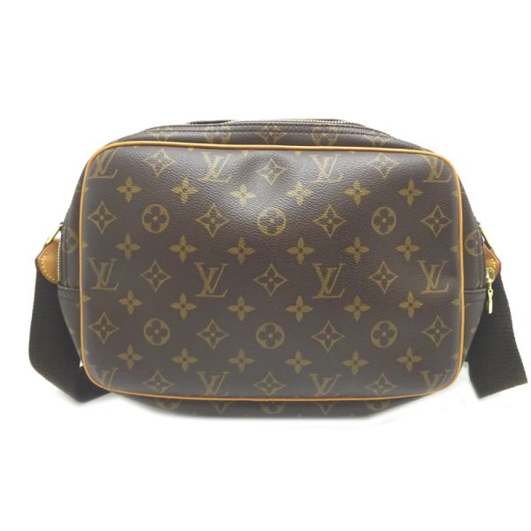 dh80172 2 Louis Vuitton Reporter PM Monogram Shoulder Bag Brown