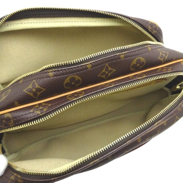 dh80172 6 Louis Vuitton Reporter PM Monogram Shoulder Bag Brown