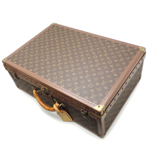 dh80309 4 Louis Vuitton Alzer 60 Monogram Trunk Brown