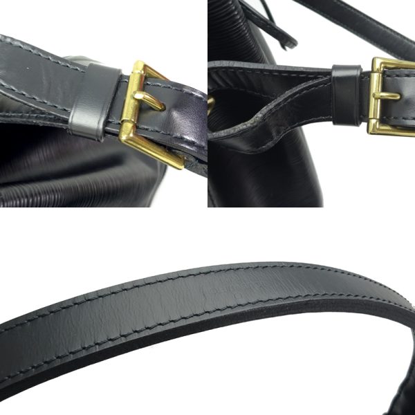 dh80314 5 Louis Vuitton Noe Epi Shoulder Bag Black