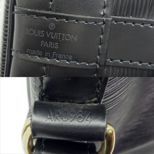 dh80314 7 Louis Vuitton Noe Epi Shoulder Bag Black