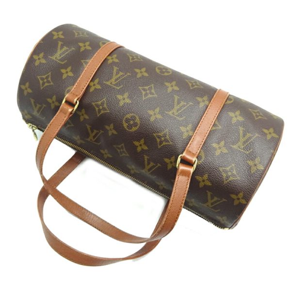 dh80317 4 Louis Vuitton Papillon 30 Monogram Handbag Brown