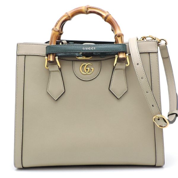 dh80367 1t Gucci Diana Small Tote Bag Beige