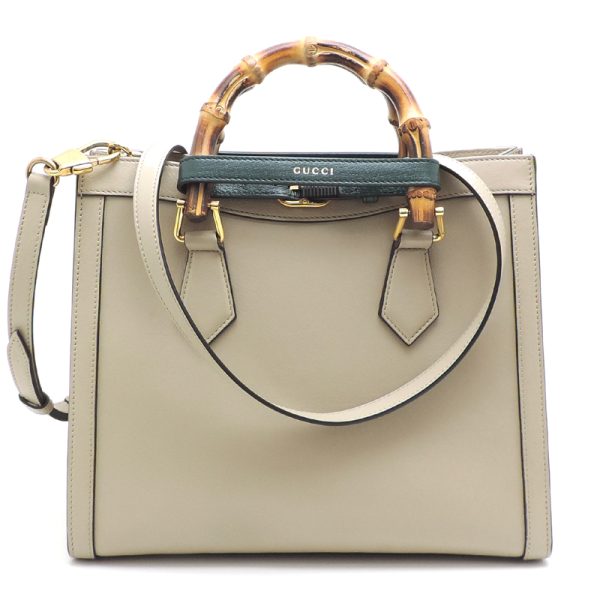 dh80367 2t Gucci Diana Small Tote Bag Beige