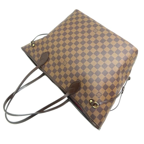 dh80504 4 Louis Vuitton Neverfull MM Damier Tote Bag Brown