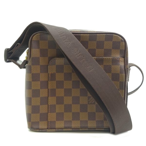 dh80562 1 Louis Vuitton Olaf PM Damier Shoulder Bag Brown