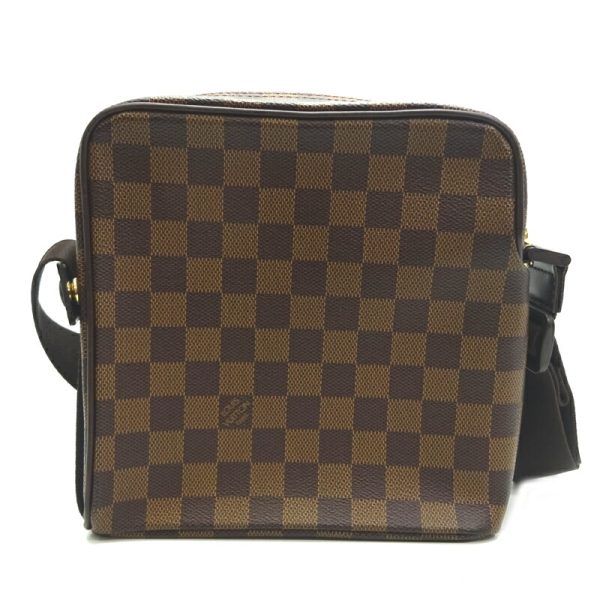 dh80562 2 Louis Vuitton Olaf PM Damier Shoulder Bag Brown