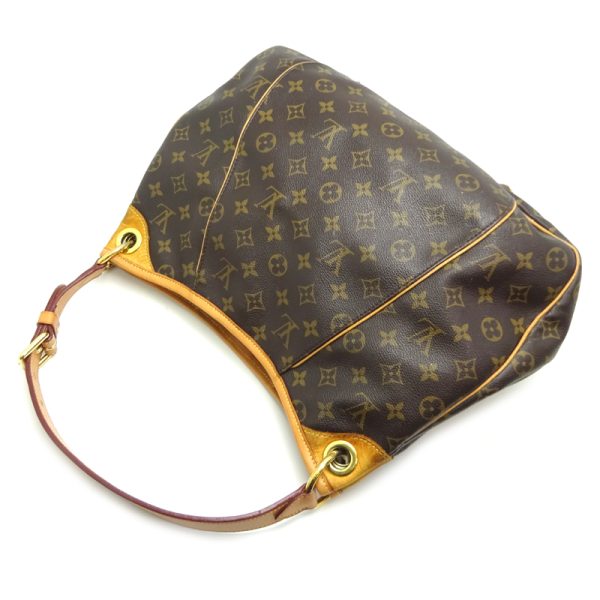 dh80567 4 Louis Vuitton Galliera PM Monogram Shoulder Bag Brown