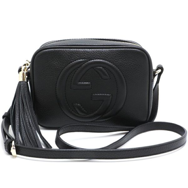 dh80651 1 Gucci Shoulder Bag Soho Black