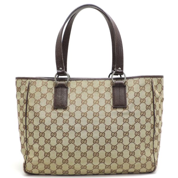 dh80652 1 Gucci Tote GG Bag Beige