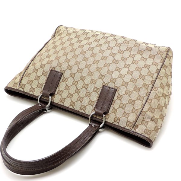 dh80652 4 Gucci Tote GG Bag Beige