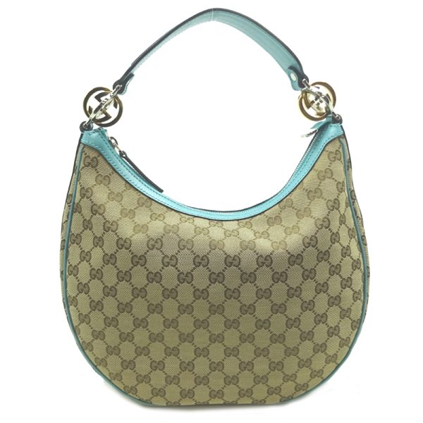 dh80681 1 Gucci GG Wines Shoulder GG Bag Beige