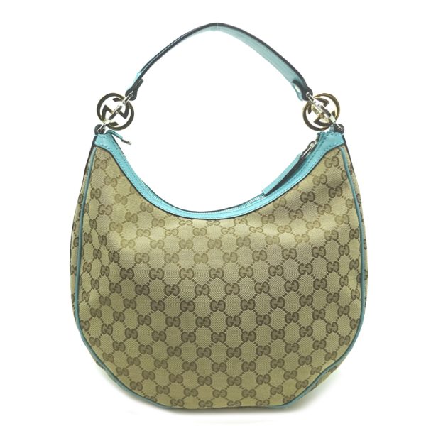 dh80681 2 Gucci GG Wines Shoulder GG Bag Beige