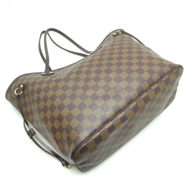 dh80688 3 Louis Vuitton Neverfull MM Damier Tote Bag Brown