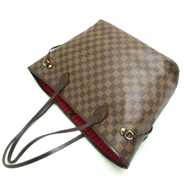 dh80688 4 Louis Vuitton Neverfull MM Damier Tote Bag Brown