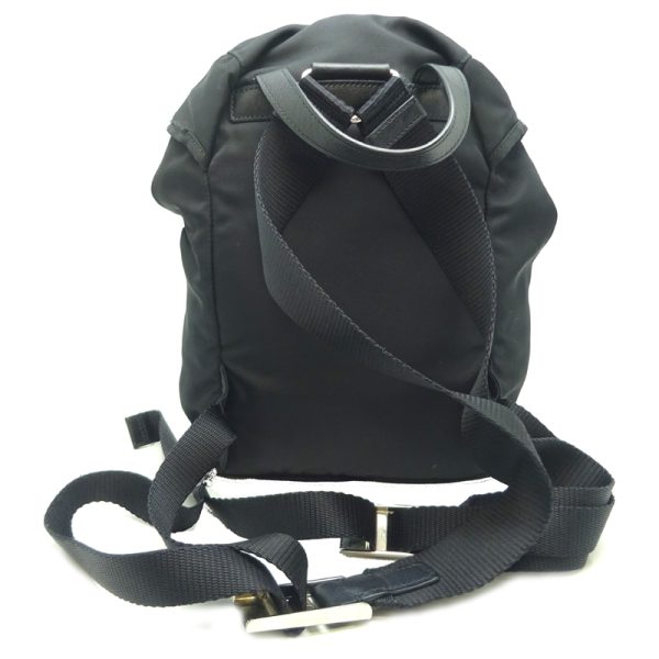 dh80692 2 Prada Mini Nylon Daypack Backpack Black