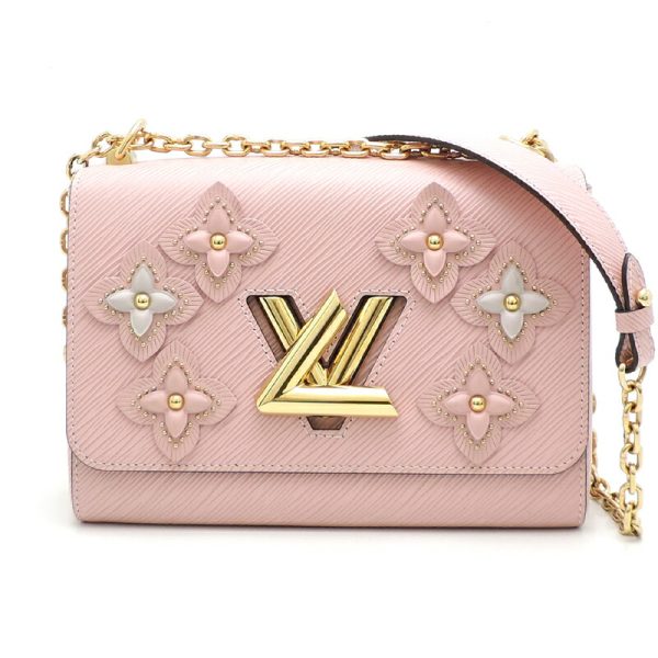 dh80950 1 Louis Vuitton Twist MM Epi Shoulder Bag Pink