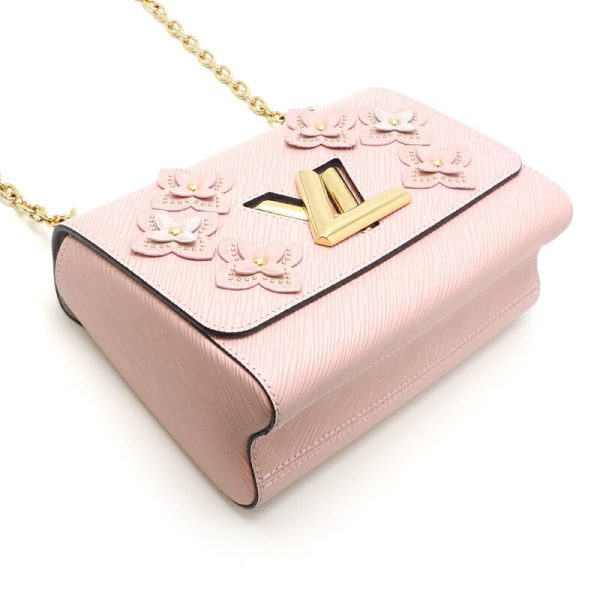 dh80950 3 Louis Vuitton Twist MM Epi Shoulder Bag Pink