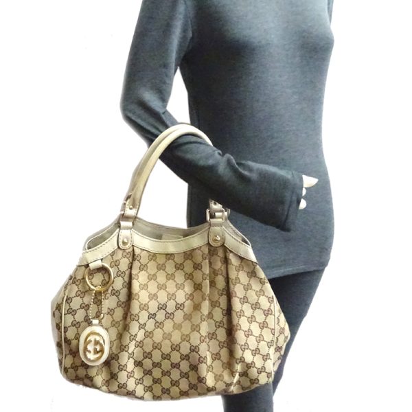 dh80953 9 Gucci Shoulder Bag Sookie Beige